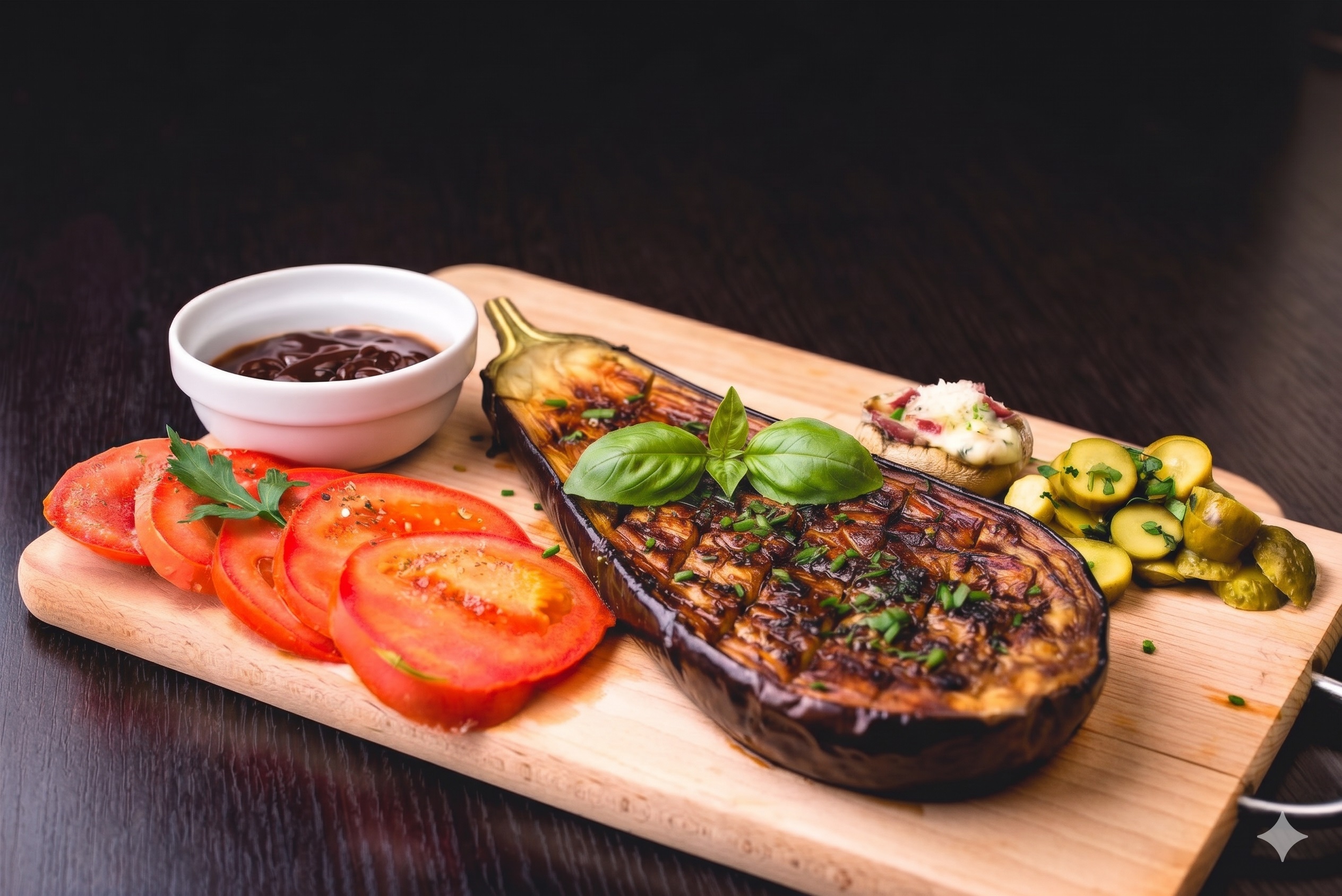 Freshly prepared grilled dishes